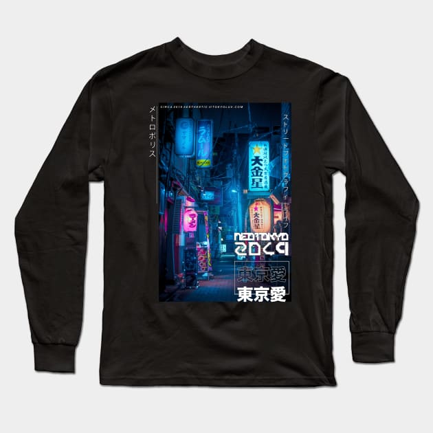 Tokyo Street Bar Long Sleeve T-Shirt by TKL